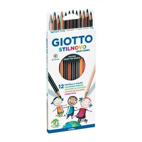 Colouring pencils Giotto Stilnovo Skin Tones Multicolour (10 Units)