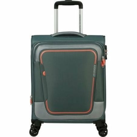 Bagaglio a Mano American Tourister Pulsonic Spinner Verde 43,5 L 55 x 40 x 23 cm