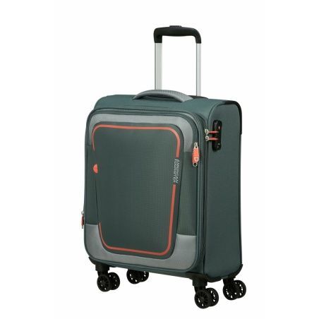 Bagaglio a Mano American Tourister Pulsonic Spinner Verde 43,5 L 55 x 40 x 23 cm