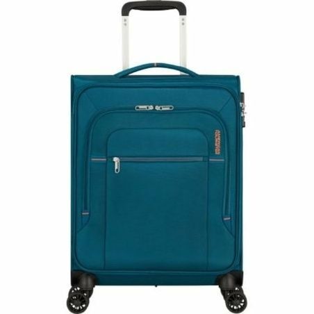 Bagaglio a Mano American Tourister Crosstrack Spinner Azzurro 40 L 55 x 40 x 20 cm