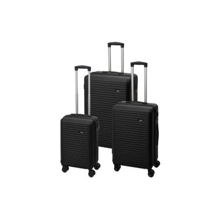 Set di valigie Proworld dg4700050 Nero 50 x 30 x 73,5 cm 44 x 27 x 65 cm 37 x 23 x 56 cm (3 Pezzi)