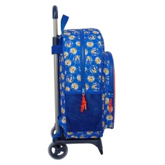 School Rucksack with Wheels Sonic Prime Blue 33 x 42 x 14 cm