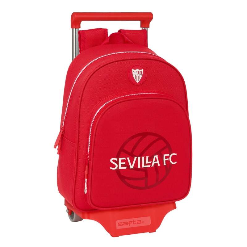 Trolley per la Scuola Sevilla Fútbol Club Rosso 28 x 34 x 10 cm