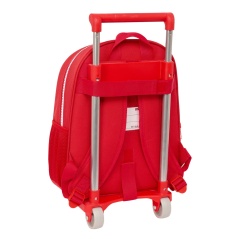 School Rucksack with Wheels Sevilla Fútbol Club Red 28 x 34 x 10 cm