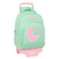 School Rucksack with Wheels BlackFit8 Moon Green 32 x 42 x 15 cm