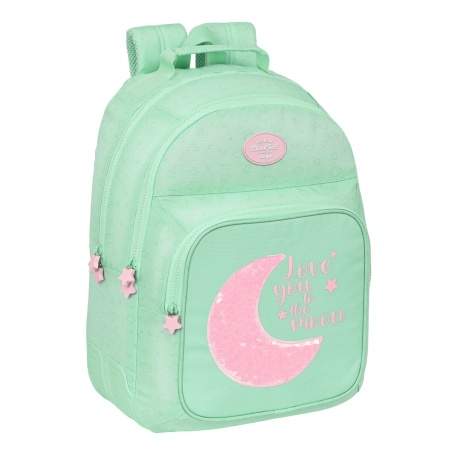 Zaino Scuola BlackFit8 Moon Verde 32 x 42 x 15 cm