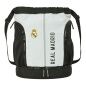 Zaino a Sacca per Bambini Real Madrid C.F. 24/25 Bianco Grigio 35 x 40 x 1 cm