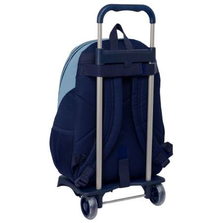 School Rucksack with Wheels Munich Royal Blue 32 x 44 x 16 cm