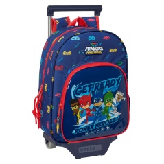 Trolley per la Scuola PJ Masks Ready Blu Marino 26 x 34 x 11 cm