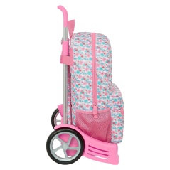 Trolley per la Scuola Moos Flores Multicolore 30 x 46 x 14 cm