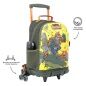 School Rucksack with Wheels Totto MJ03BWM003-2310-4DJL Yellow Grey