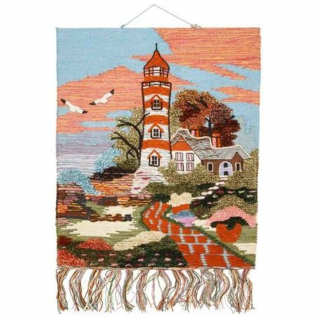 Arazzo Alexandra House Living Multicolore Juta 80 x 100 cm rural