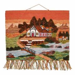 Arazzo Alexandra House Living Multicolore Juta 100 x 80 cm rural