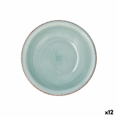 Piatto Fondo Quid Vita Aqua Ceramica Ø 21,5 cm (12 Unità)