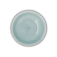 Deep Plate Quid Vita Aqua Ceramic Ø 21,5 cm (12 Units)