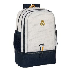 Zaino Scuola Safta Real Madrid 23/24 35 x 50 x 24 cm Bianco