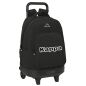 Trolley per la Scuola Kappa Black Nero (33 x 45 x 22 cm)