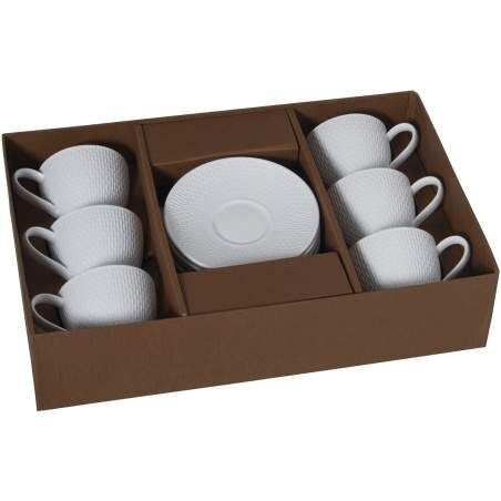 6 Piece Coffee Cup Set Alexandra House Living Porcelain 200 ml