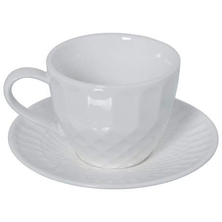 6 Piece Coffee Cup Set Alexandra House Living Porcelain 200 ml