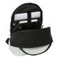 Zaino per Portatile Real Madrid C.F. 24/25 Bianco Grigio 31 x 44 x 18 cm 15,6"