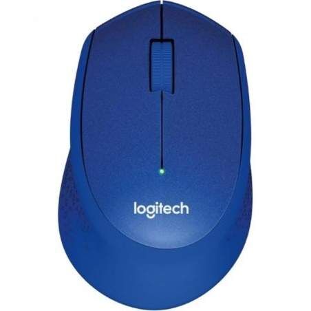 Mouse senza Fili Logitech M330 Silent Plus Azzurro 1000 dpi