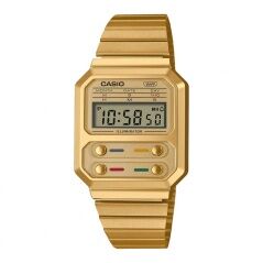 Orologio Unisex Casio A100WEG-9AEF LED (Ø 33 mm)