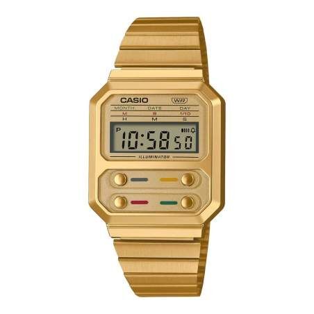 Unisex Watch Casio A100WEG-9AEF LED (Ø 33 mm)