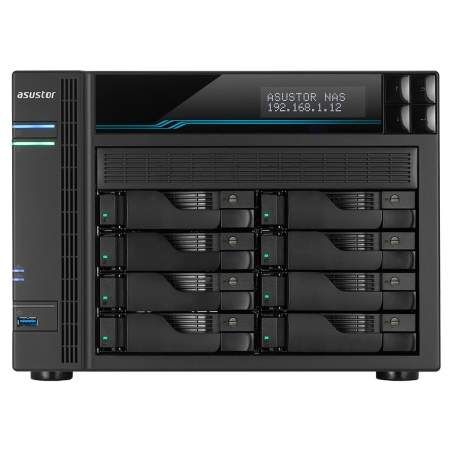 Memorizzazione in Rete NAS Asustor Lockerstor 10 AS6510T Nero Intel Atom C3538