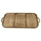 Tray Romimex Natural Wood 55 x 2 x 26 cm