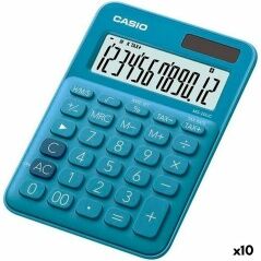 Calcolatrice Casio MS-20UC 2,3 x 10,5 x 14,95 cm Azzurro (10 Unità)