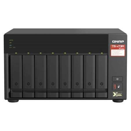 Memorizzazione in Rete NAS Qnap TS-873A-8G Nero AMD Ryzen V1500B