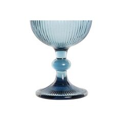 Set of cups DKD Home Decor Blue Crystal 325 ml