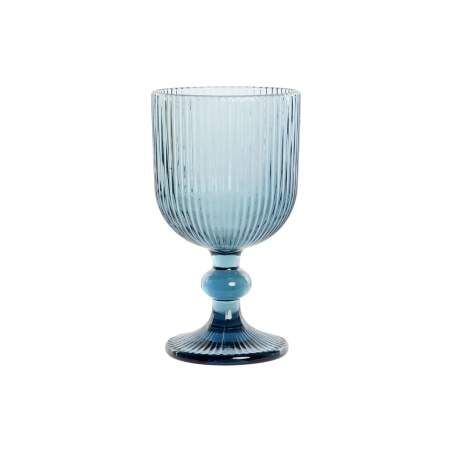 Set di Bicchieri DKD Home Decor Azzurro Cristallo 240 ml