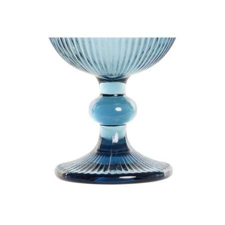 Set di Bicchieri DKD Home Decor Azzurro Cristallo 240 ml