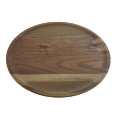 Snack tray DKD Home Decor Natural Acacia Standing 36 x 36 x 14 cm