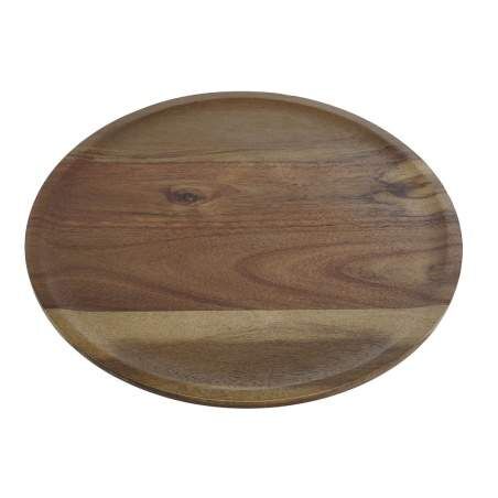 Snack tray DKD Home Decor Natural Acacia Standing 36 x 36 x 14 cm