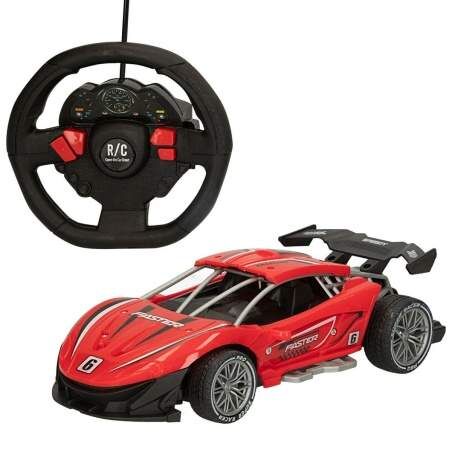 Remote-Controlled Car Speed & Go 22 x 7 x 11 cm 1:16 Red 6 Units