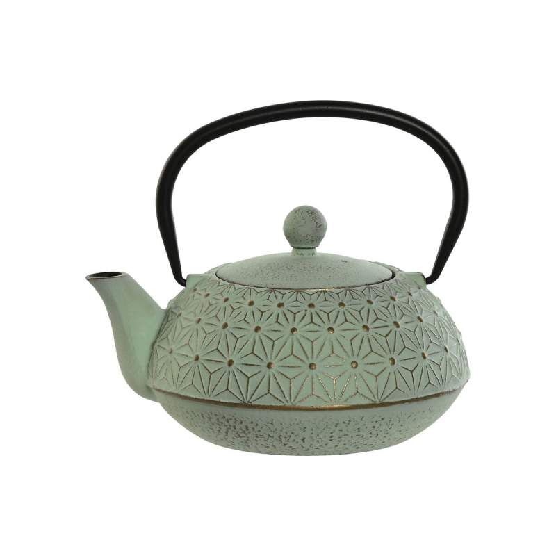 Teapot Home ESPRIT Black Green Stainless steel Iron 900 ml