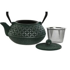 Teiera Home ESPRIT Nero Verde Acciaio inossidabile Ferro 900 ml