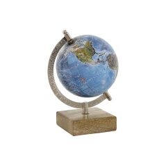 Globe Home ESPRIT Blue Brown PVC Mango wood 14 x 12 x 20 cm