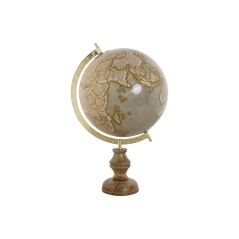 Globe Home ESPRIT Brown PVC Mango wood 27 x 25 x 43 cm