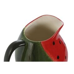 Jug Home ESPRIT Red Green Stoneware Watermelon Modern