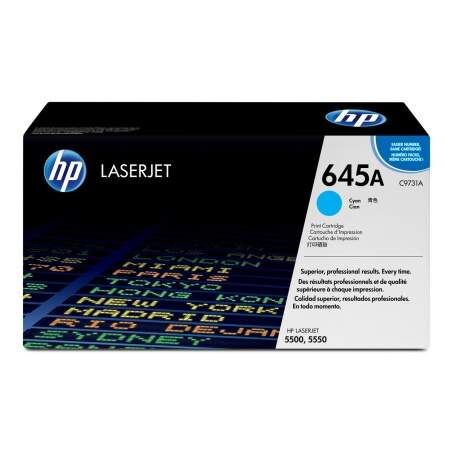 Original Toner HP 645A Cyan