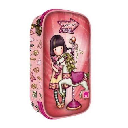 Pencil Case Gorjuss Carousel 12,5 x 22 x 6 cm