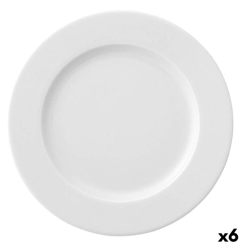 Piatto da pranzo Ariane Prime Bianco Ceramica Ø 31 cm (6 Unità)