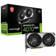 Graphics card MSI GEFORCE RTX 4070 SUPER 12G VENTUS 2X OC GEFORCE RTX 4070 12 GB GDDR6