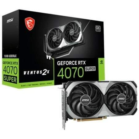 Scheda Grafica MSI GEFORCE RTX 4070 SUPER 12G VENTUS 2X OC GEFORCE RTX 4070 12 GB GDDR6