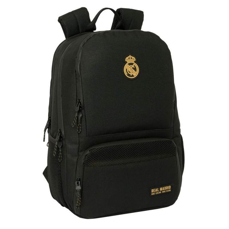 Padel backpack Real Madrid C.F. Black 30 x 42 x 17 cm