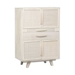 Mobile Aggiuntivo Home ESPRIT Bianco 85 x 40 x 123 cm