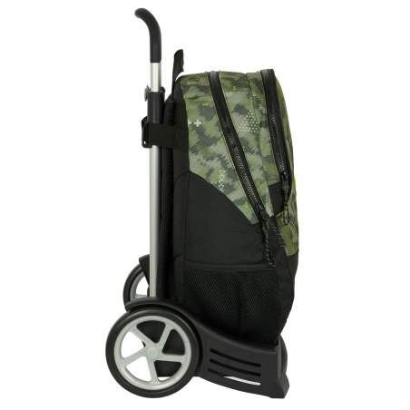 Trolley per la Scuola Kelme Travel Nero Verde 32 x 44 x 16 cm